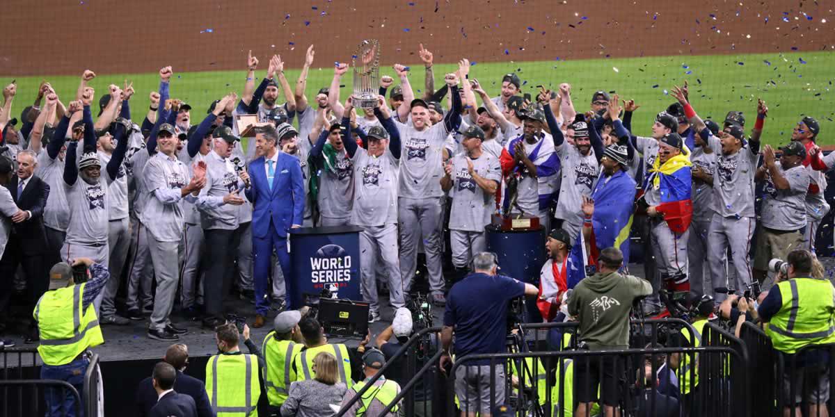 Los Bravos se proclaman campeones de la Serie Mundial de Béisbol al vencer a los Astros