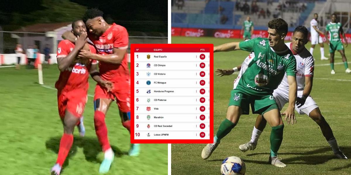 Tabla de posiciones del Torneo Clausura 2022 de Honduras: Real Sociedad le saca 8 puntos de ventaja al Platense