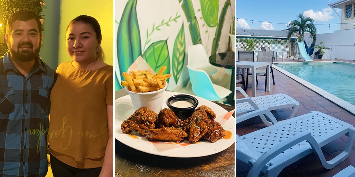 Pareja invirtió sus ahorros y abre restaurante con piscina en San Pedro Sula