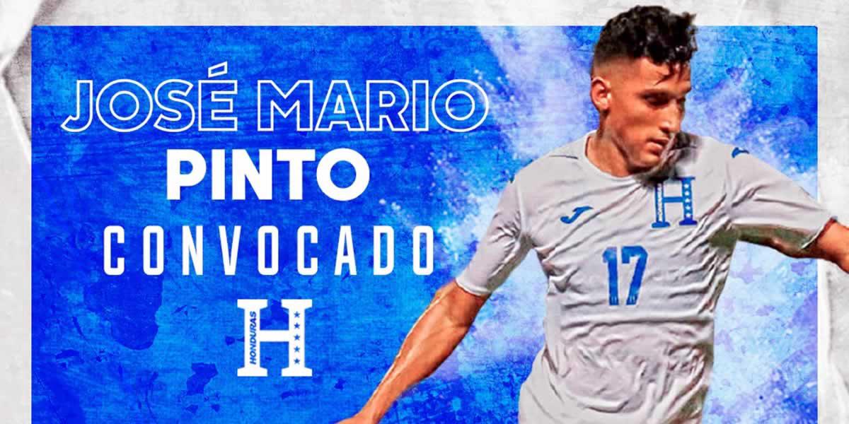 José Mario Pinto, convocado a la Selección de Honduras para amistoso ante Colombia