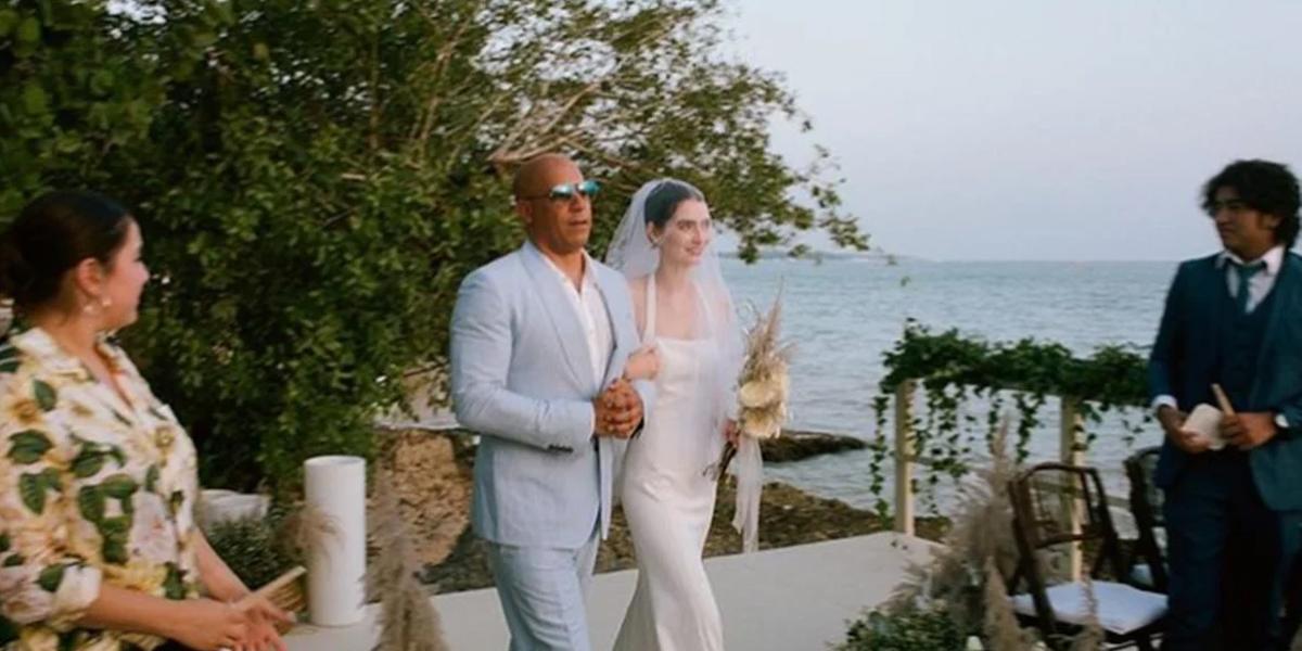 Vin Diesel entrega en el altar a Meadow, la hija de Paul Walker