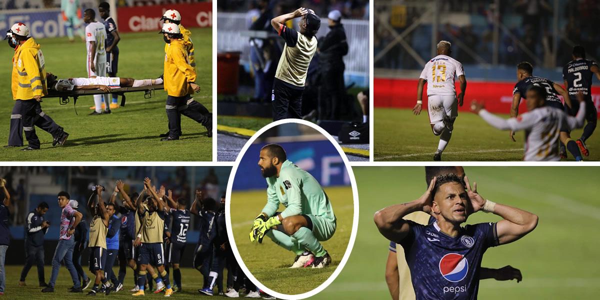 Las imágenes del triunfo del Motagua (1-0) contra el Olimpia en el Clásico capitalino en el estadio Nacional Chelato Uclés, por la séptima jornada del Torneo Apertura 2022.