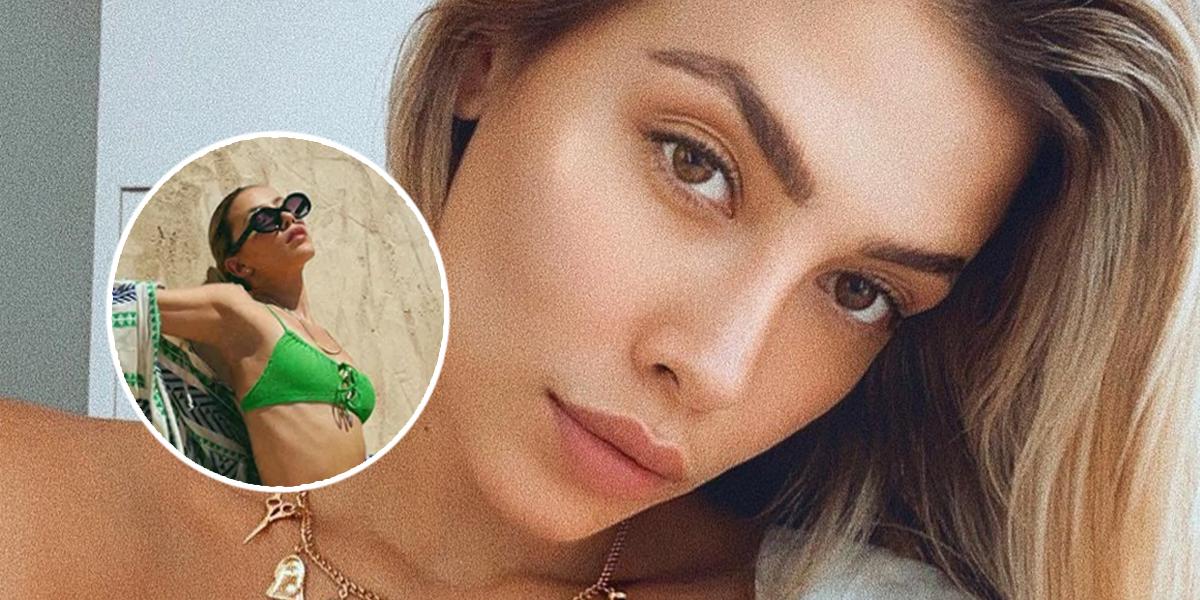 Michelle Salas, la hija de Luis Miguel compartió una serie de fotos en su cuenta de Instagram que encantaron en las redes sociales, pues luce un bikini verde muy sexy. 