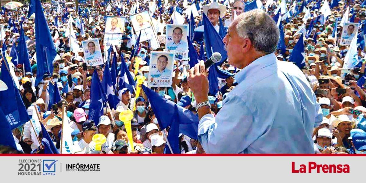 “Gobernaré para todos los hondureños y solo les prometo trabajo y servicio”