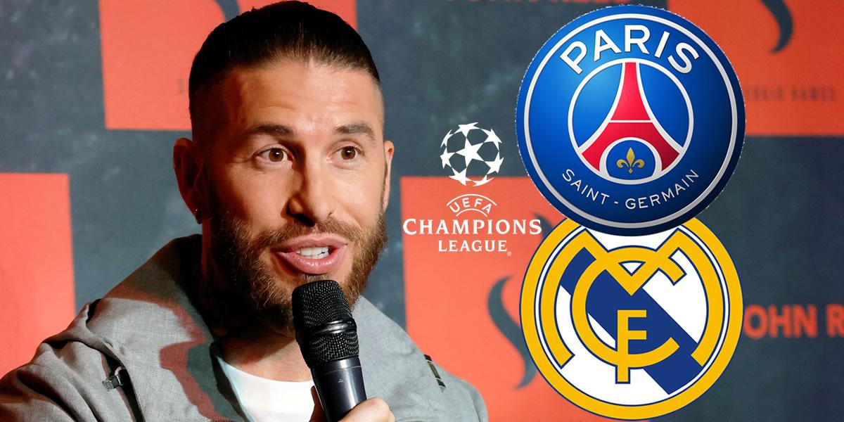 Sergio Ramos sobre el PSG-Real Madrid: “Me hubiera gustado que nos tocara otro equipo”