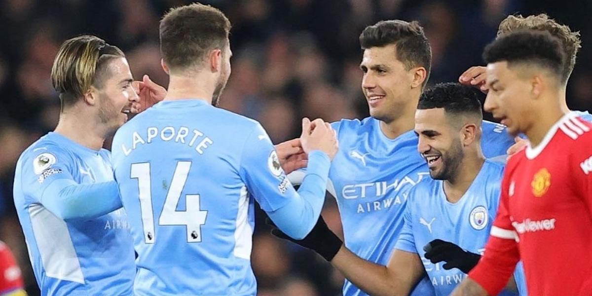 Manchester City goleó al United en el derbi y está imparable en la Premier League