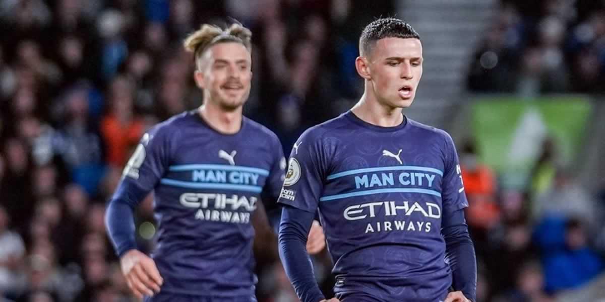 Manchester City goleó al Brighton y continúa cerca del liderato de la Premier League