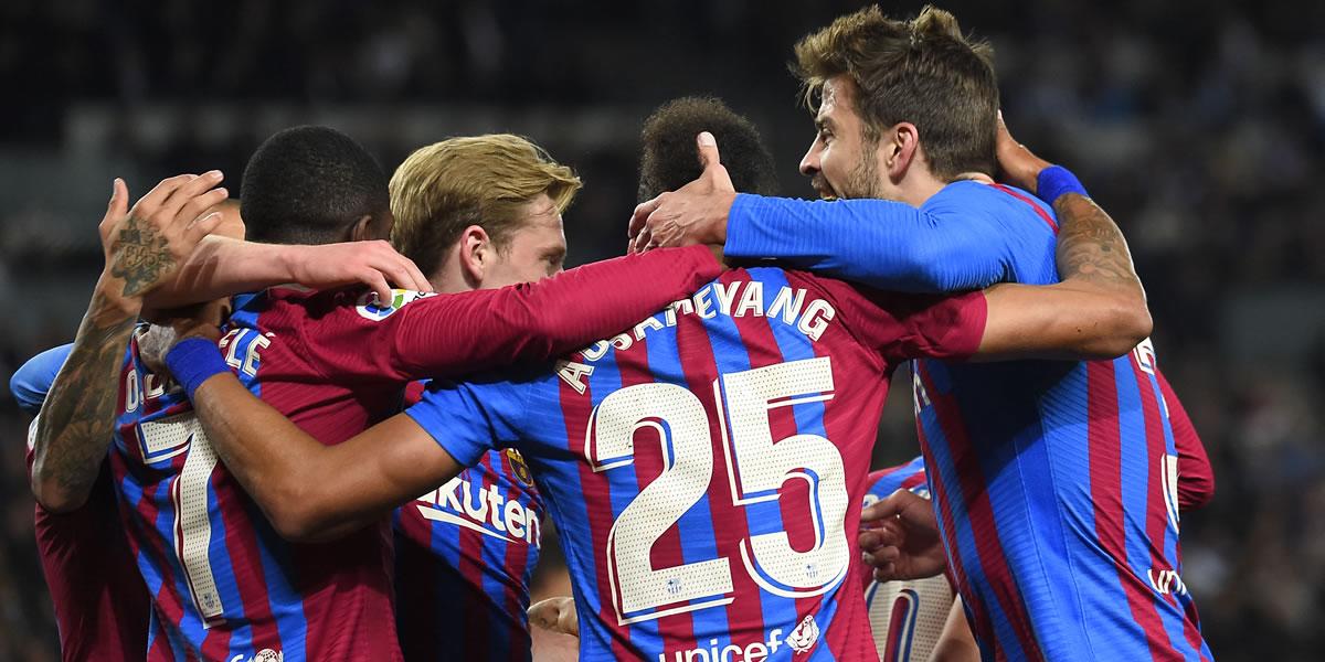 Sufrido triunfo del Barça ante Real Sociedad en la Liga Española