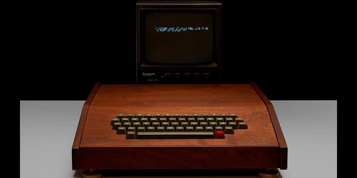 Un ejemplar del primer modelo de Apple de hace 45 años, a subasta en EEUU