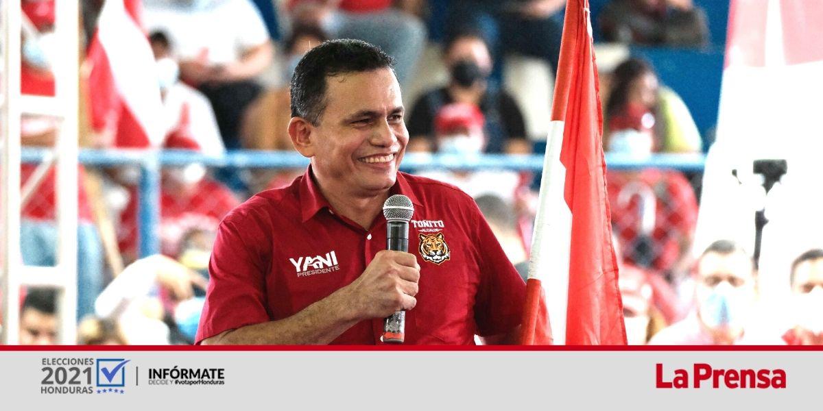 “Toñito” Rivera cierra campaña electoral proclamando triunfo liberal