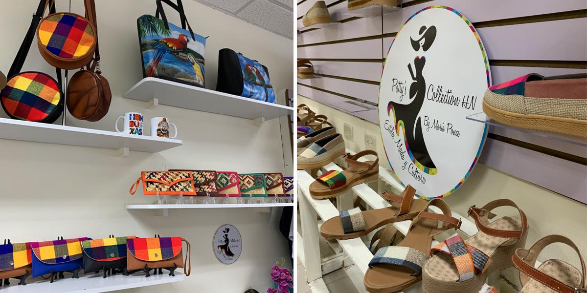 También venden carteras, accesorios y zapatos artesanales.