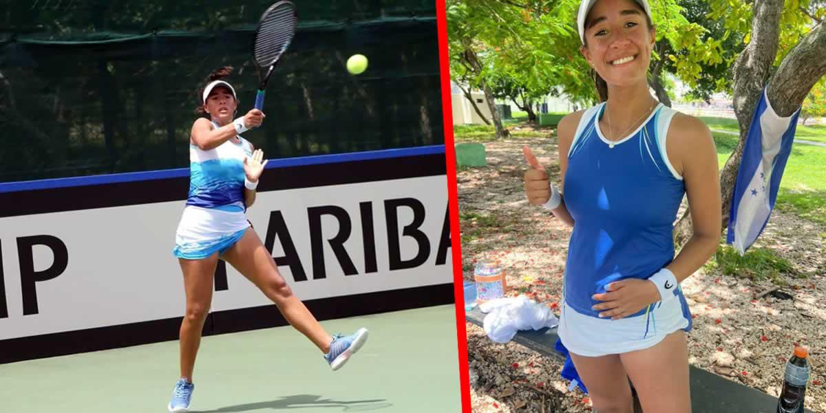 ¡Sorprendente! Tenista hondureña Daniela Obando juega profesionalmente con 4 meses de embarazo