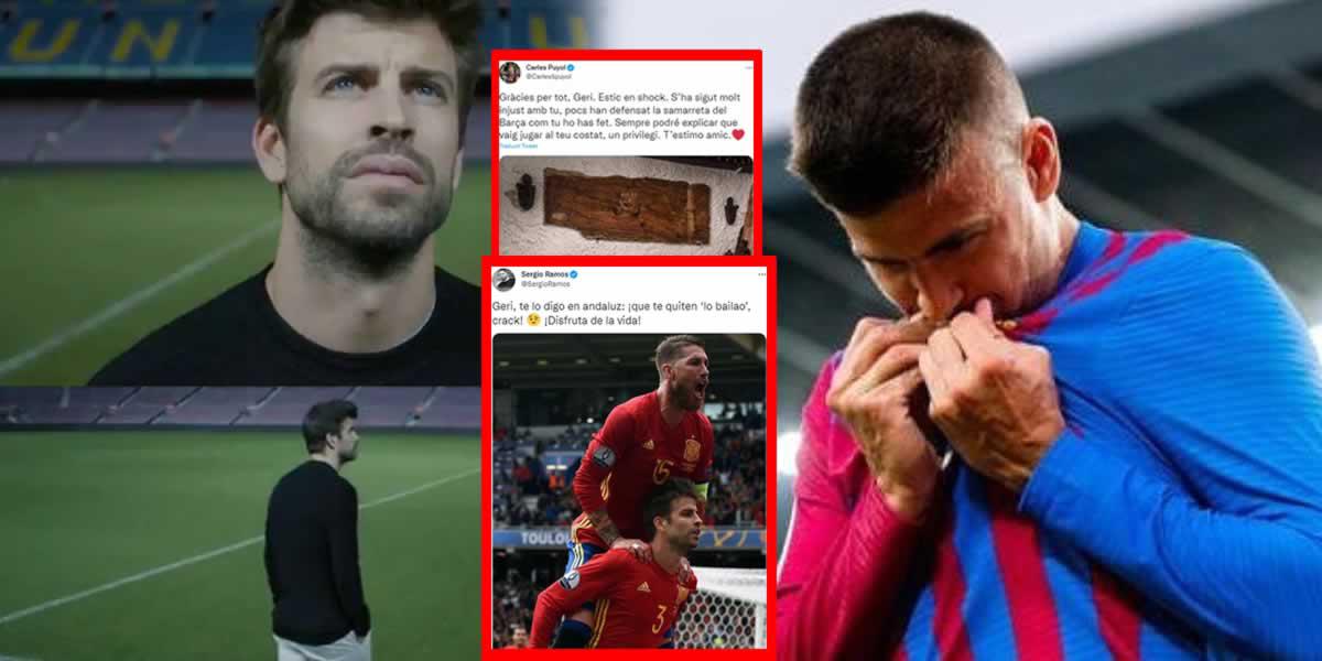 “Estoy en shock, se ha sido muy injusto contigo”: Las reacciones a la retirada de Gerard Piqué del Barca y del fútbol