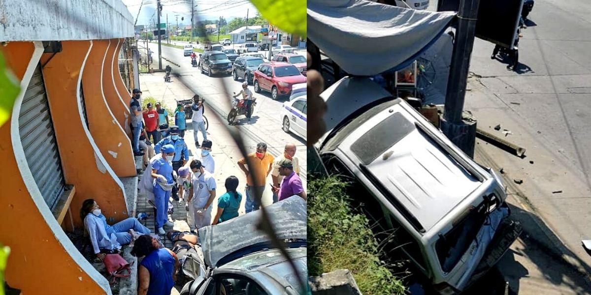 Motociclistas mueren tras impactar contra una camioneta en Puerto Cortés