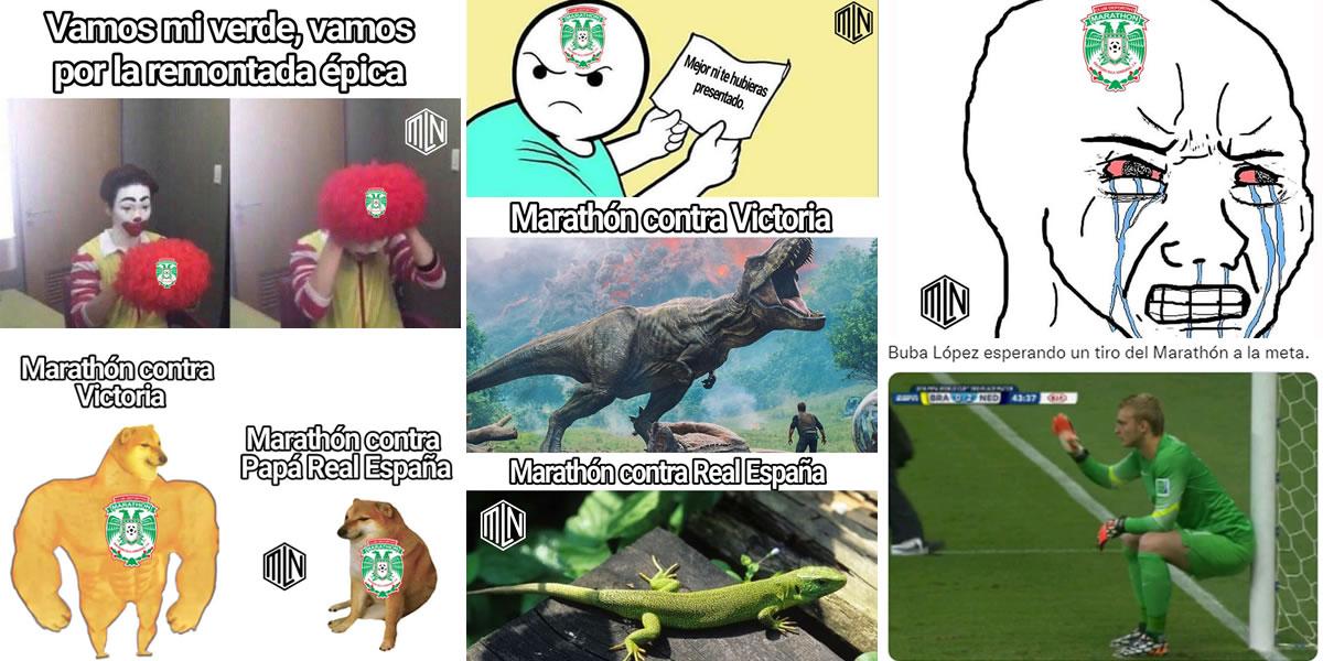 Los memes se burlan del Marathón luego de no poder remontarle al Real España y quedar fuera de la final del Torneo Clausura 2022.