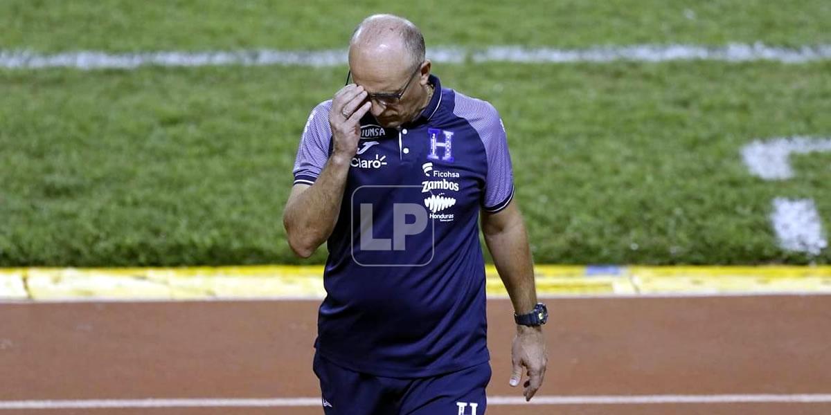 Fabián Coito dirigió su último partido a cargo de la Selección de Honduras.