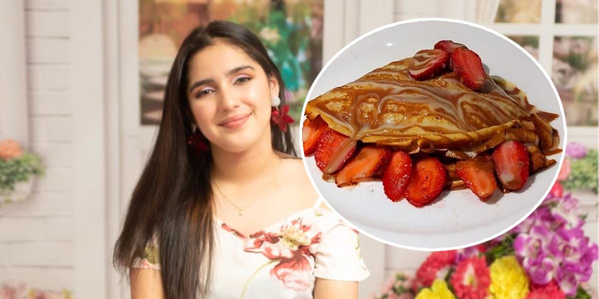 Jovencita sampedrana emprende con venta de deliciosas crepas