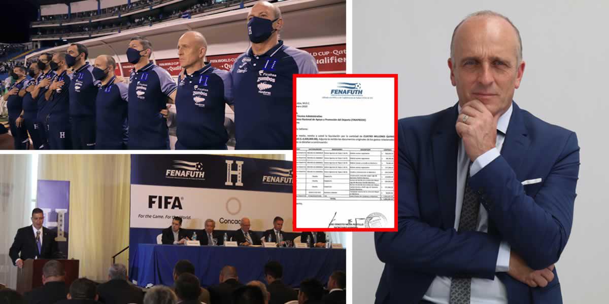 Develan salario de Fabián Coito y sus ayudantes: Fenafuth pagó en 2020 con fondos de un fideicomiso del deporte