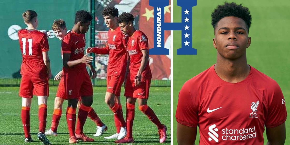 Keyrol Figueroa ha jugado tres partidos con el equipo Sub-18 del Liverpool.