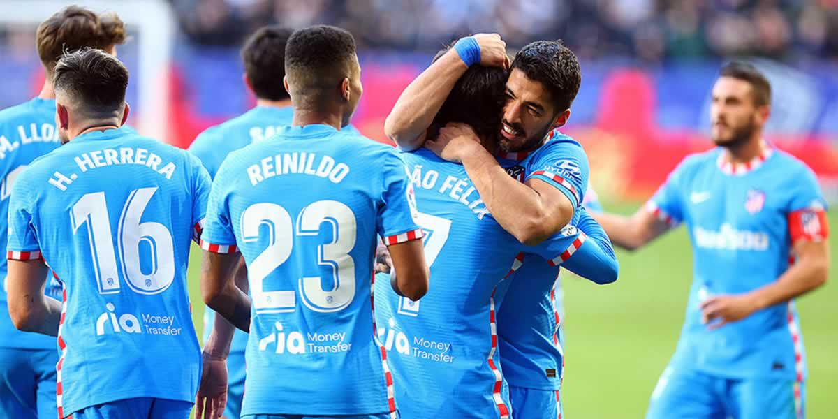 Atlético toma oxígeno en la Liga Española con una goleada de visita sobre Osasuna
