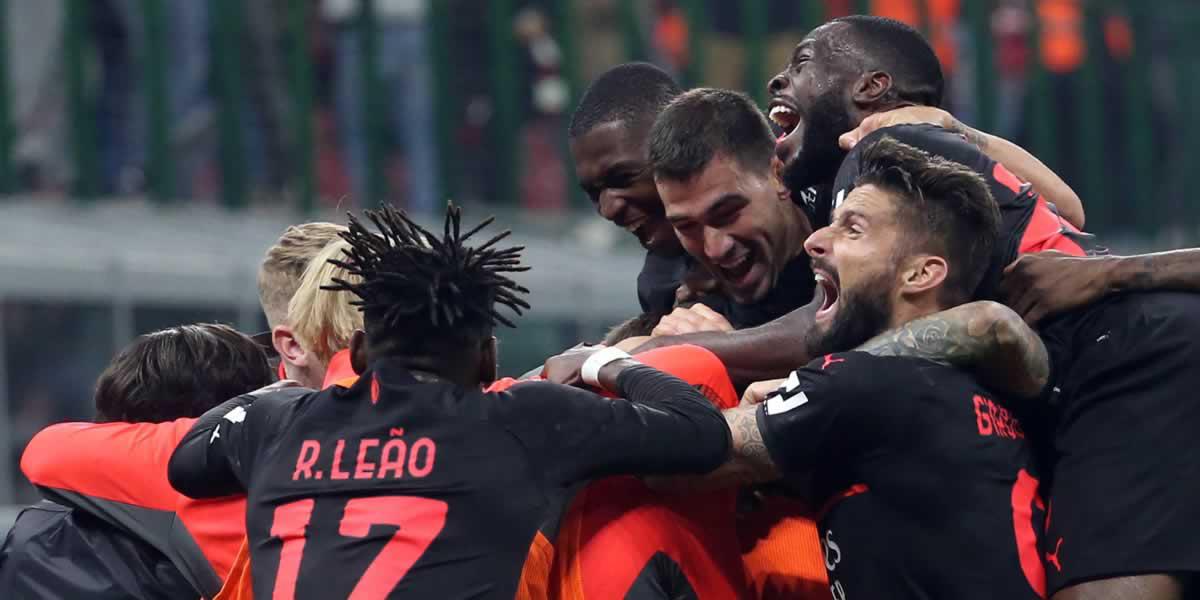 Remontada del AC Milan ante Hellas Verona para subirse en la cima de la Serie A