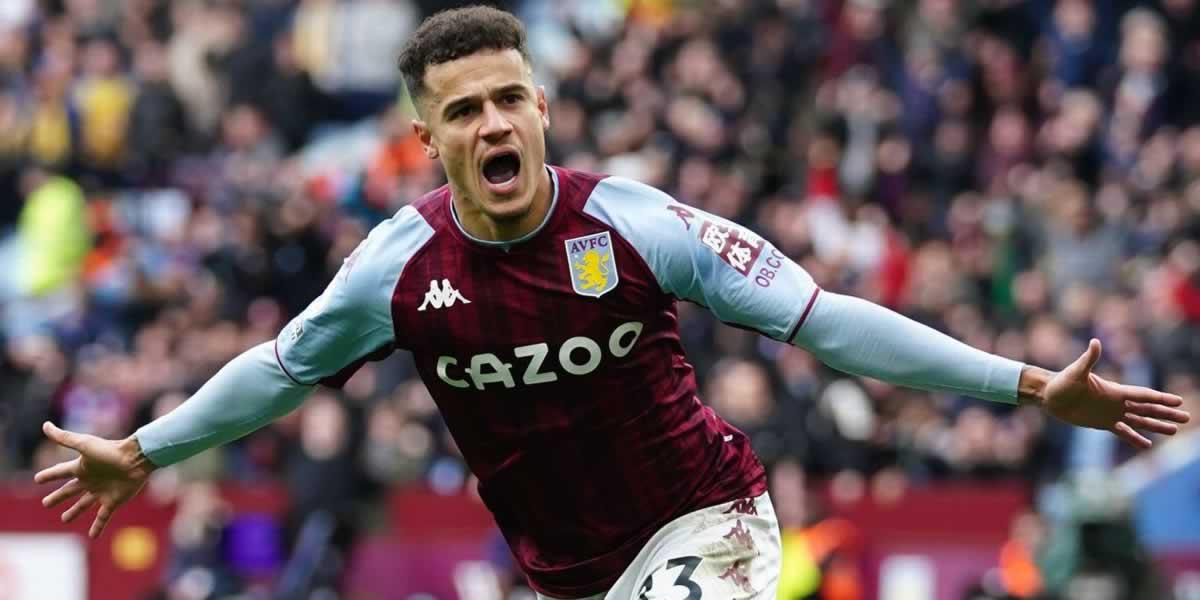 Coutinho brilla con un golazo y una asistencia de crack en triunfo del Aston Villa