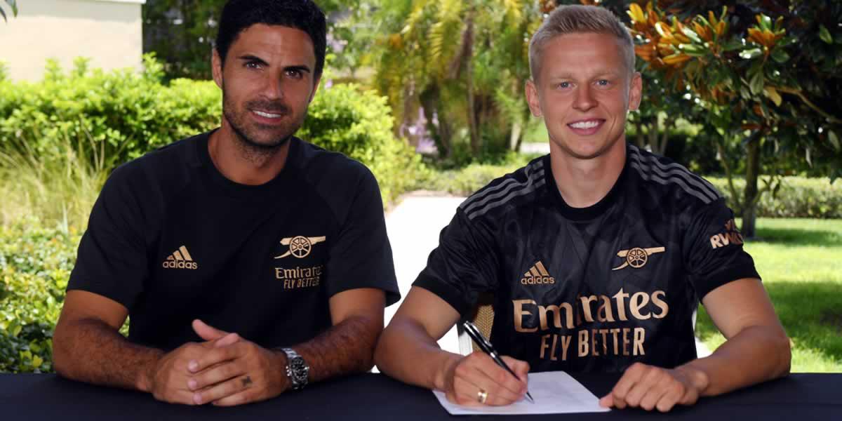 Arsenal ficha al ucraniano Oleksandr Zinchenko por 38 millones de euros