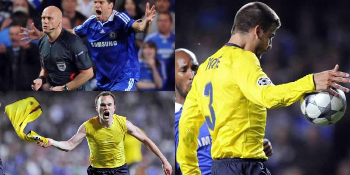 El árbitro Ovrebo admite sus errores en el escandaloso Chelsea-Barcelona de 2009