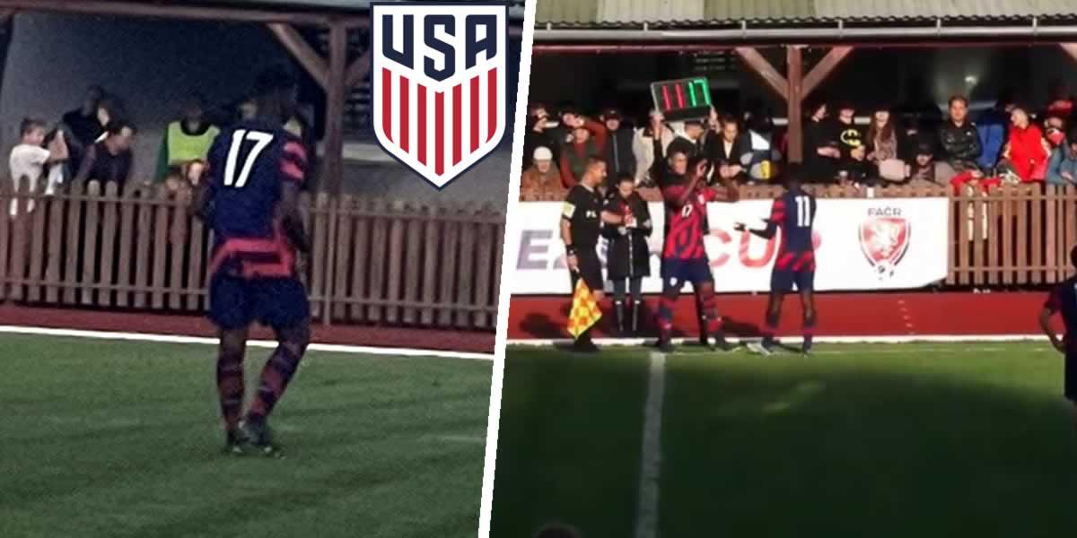 Keyrol Figueroa debutó con la Sub-17 de Estados Unidos en derrota ante Eslovaquia