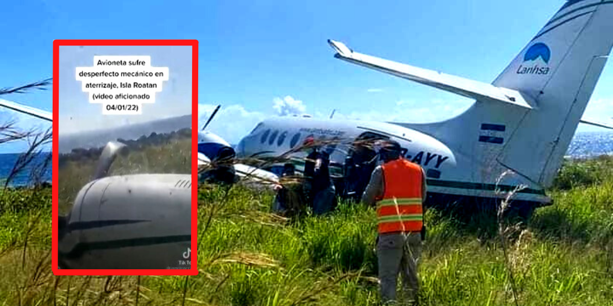 VIDEO: Pasajeros graban accidente de avioneta en Roatán