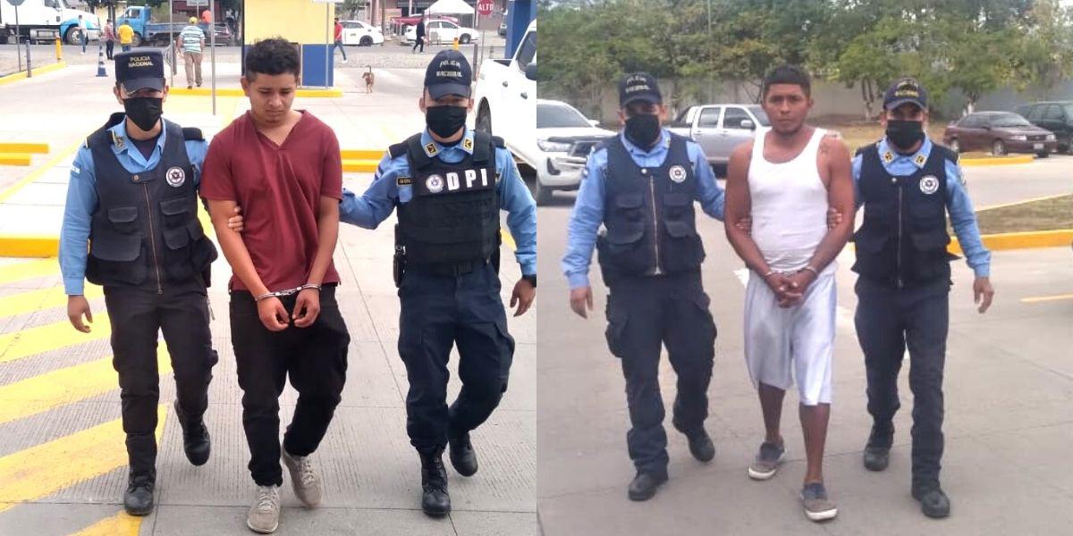 Arrestan a dos presuntos asaltantes en Comayagua