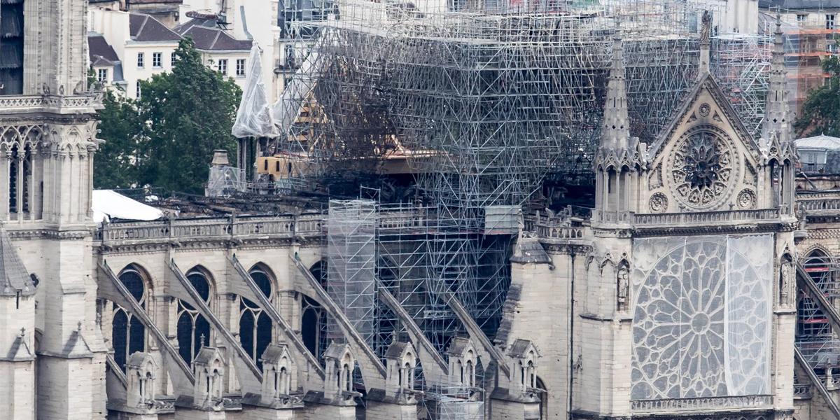 Hallan importantes restos medievales en la reconstrucción de Notre Dame