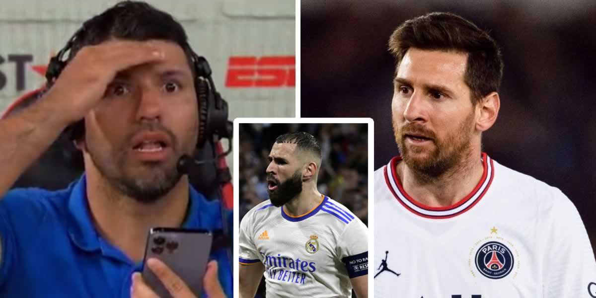 La imperdible reacción de Messi con el ‘Kun’ Agüero por la remontada del Real Madrid ante Manchester City