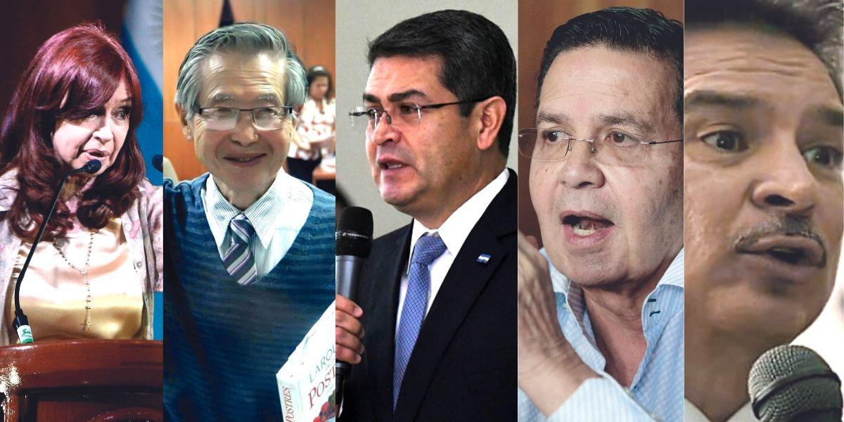 Expresidentes latinoamericanos salpicados por la corrupción y el narco