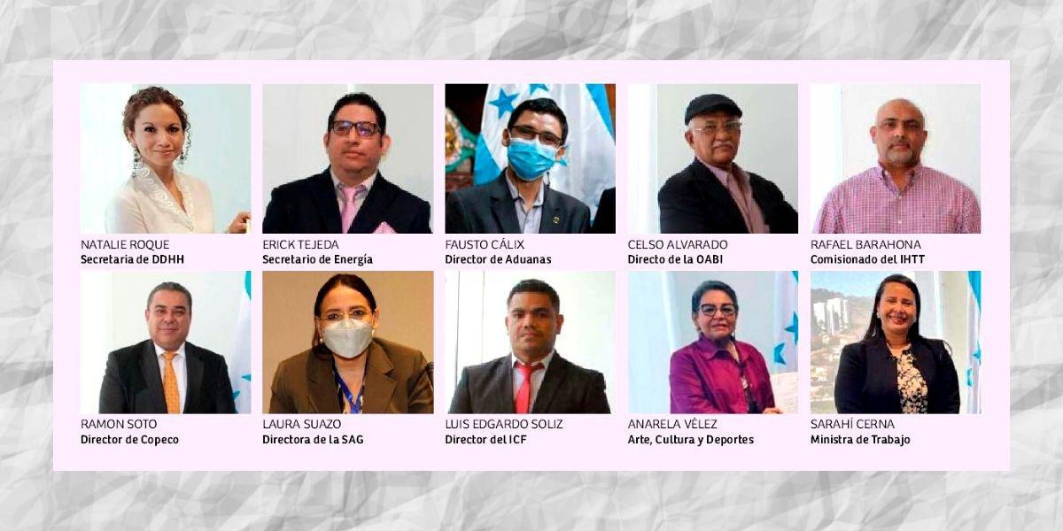 Las nuevas caras del Gabinete de Gobierno de Xiomara Castro
