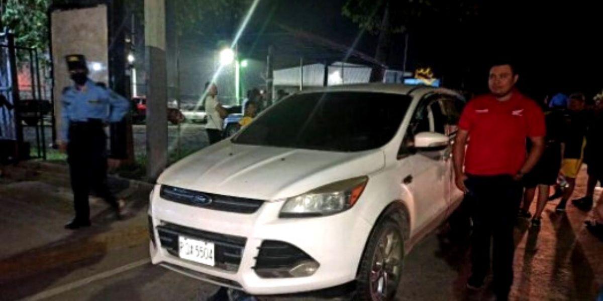 Conductor atropella a policía en un retén en San Pedro Sula