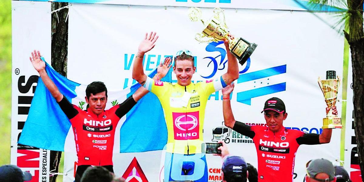 El ciclista hondureño Luis López, campeón de la Vuelta Honduras 2022 tras conquistar la quinta etapa