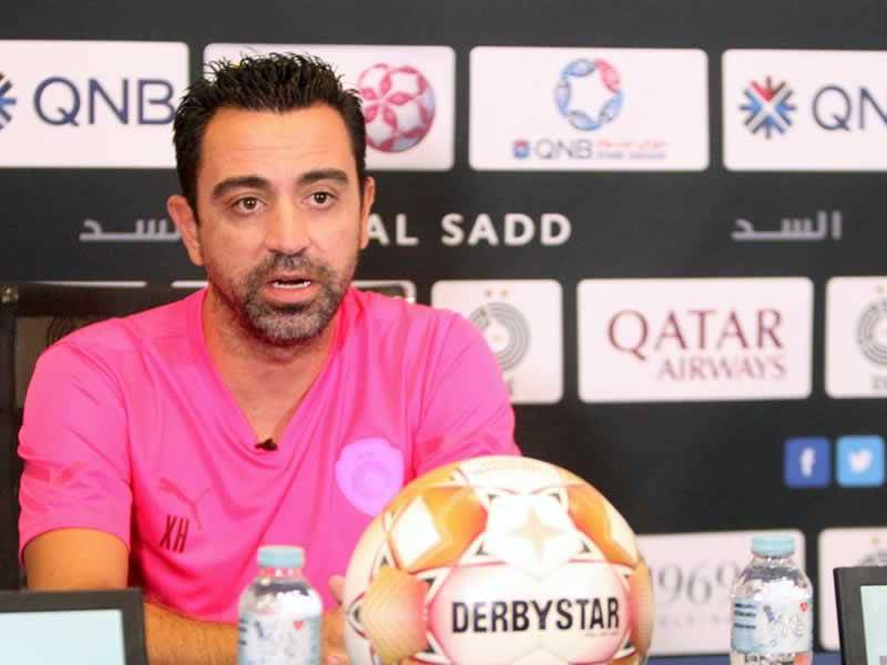 Xavi Hernández habló en conferencia de prensa en Doha.