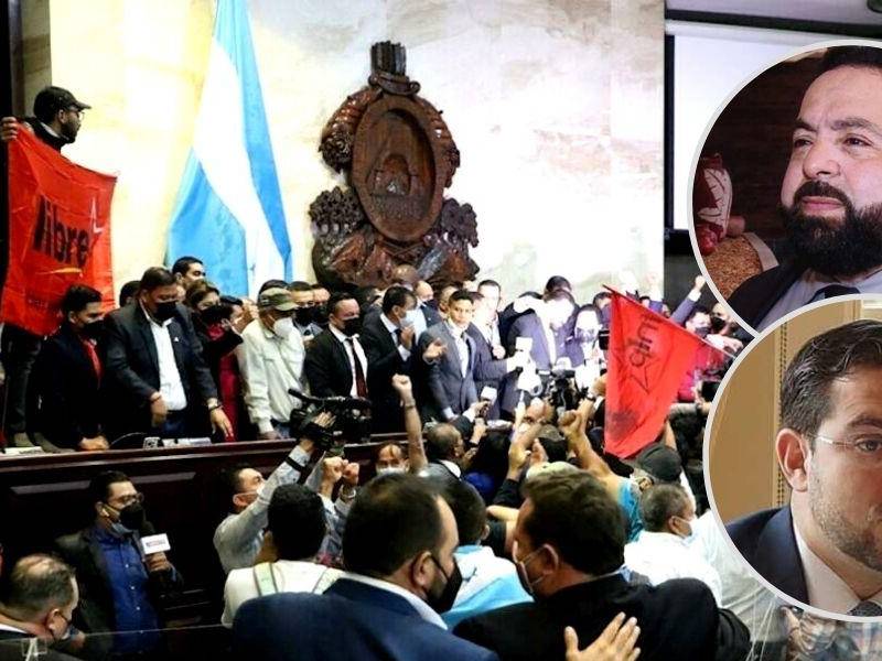 Jorge Cálix y Luis Redondo se disputan la presidencia del Congreso Nacional.