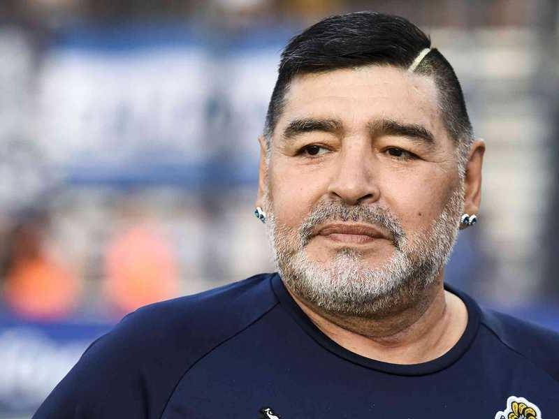 El recordado futbolista Diego Maradona.