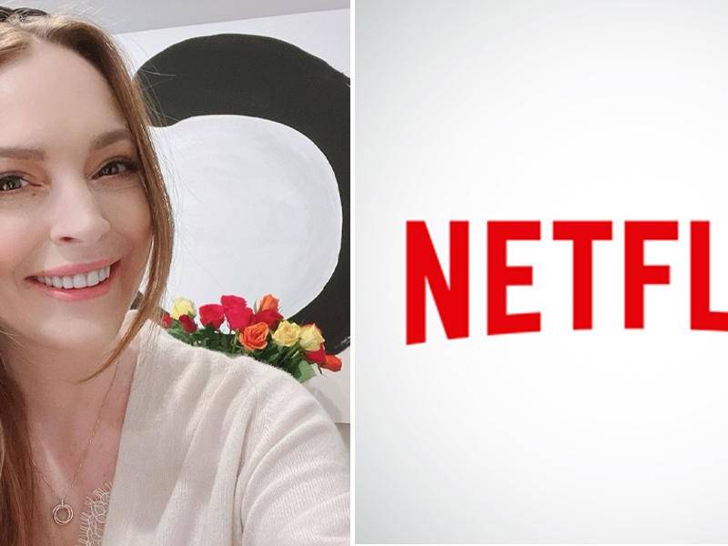 La actriz Lindsay Lohan.