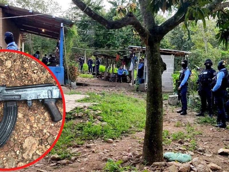 Los agentes llegaron hasta la residencia adonde estaban los sospechosos.