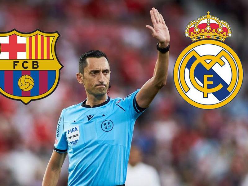 Sánchez Martínez dirigirá el clásico Barcelona-Real Madrid en el Camp Nou.