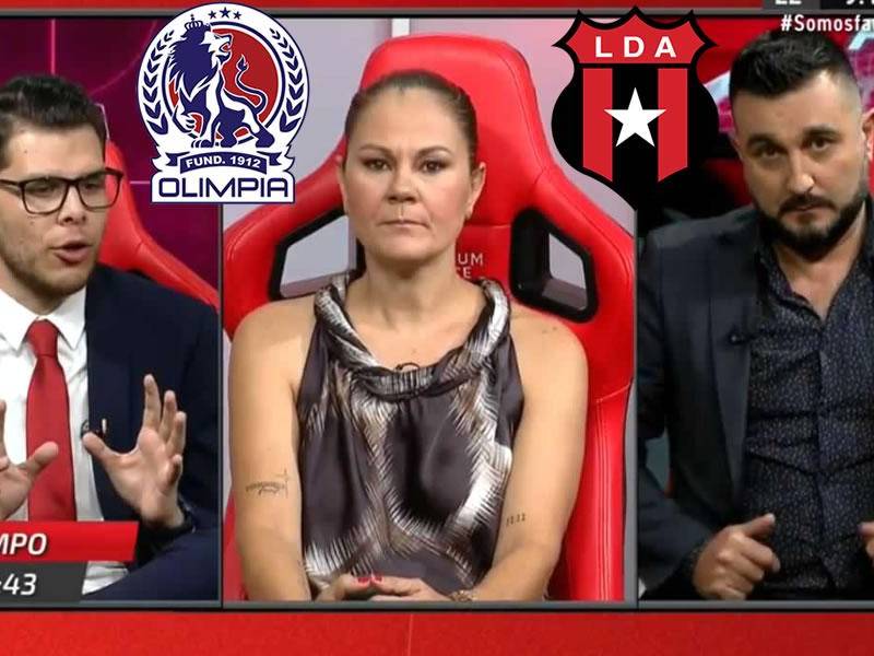Los periodistas ticos Diego Obando, Jacky Álvarez y Diego País opinaron sobre el partido de la final de ida de la Liga Concacaf que le ganó Olimpia al Alajuelense.