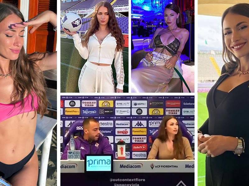 Ella es Rossella Petrillo, la jefa de prensa de la Fiorentina, y quien impresionó al nuevo fichaje del club viola, el brasileño Arthur Cabral y quien realizó un feo gesto en plena conferencia.