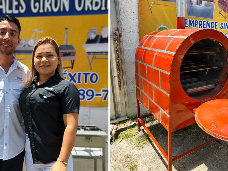 Ricardo Girón y su esposa Gabriela Urbina.
