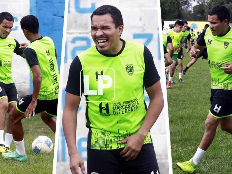 Julio César ‘Rambo‘ de León está feliz en el San Juan de Quimistán de la Liga de Ascenso.