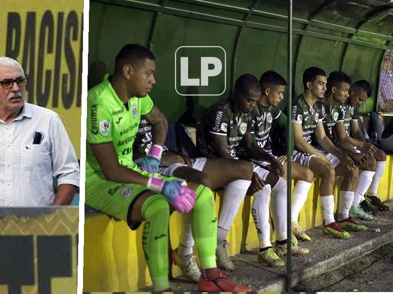 Manuel Keosseián no saludó a ninguno de sus jugadores tras la derrota contra el Real España.