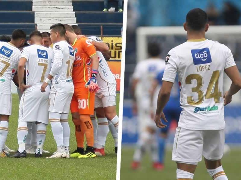 Kevin López debutó con la camiseta del Comunicaciones enfretando al Cobán Imperial.