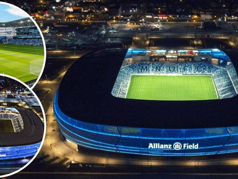El estadio de Minnesota cuenta con un sistema de calefacción debajo del césped natural para palear las condiciones climáticas.